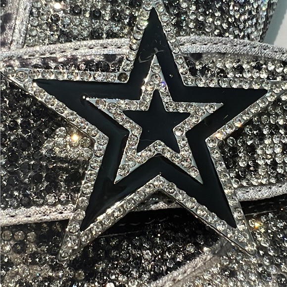 Boots - Rhinestones boots - Sheriff Shine Boots - Black/Silver with stars NWT - Picture 13 of 13